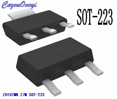 10 pièces/lot Z0107MN Z7M SOT-223 Z0107 Z0107M 27M Triac thyristor nouveau original en Stock ► Photo 1/1