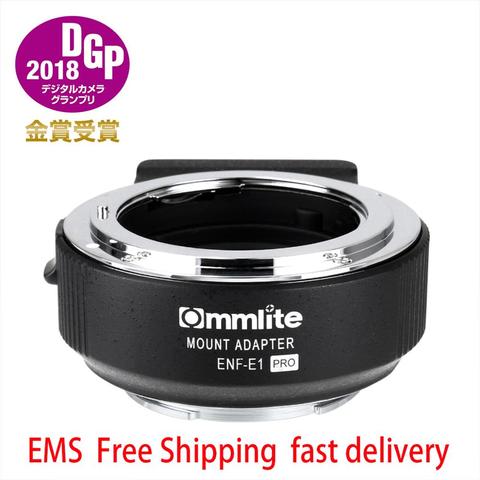 Commlite – adaptateur CM-NF-NEX cm-enf-e1 pro pour objectif Nikon F(G) vers appareil photo Sony E Mount A6100 A6300 A6400 A6500 A7R2 A7r4 A9 ► Photo 1/5