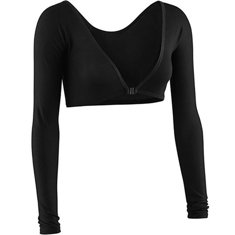 Veste courte à manches longues et col en v pour femme, Cardigan, vêtement d'extérieur, en coton, noir, grande taille, collection printemps 2022 ► Photo 1/4