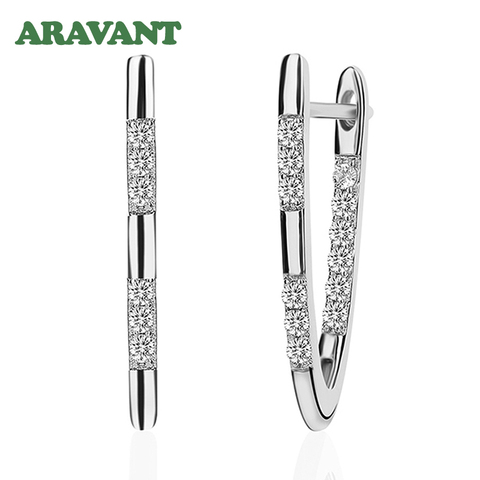 Authentique 100% 925 argent Sterling 30MM boucles d'oreilles pour femmes bijoux de mode ► Photo 1/5