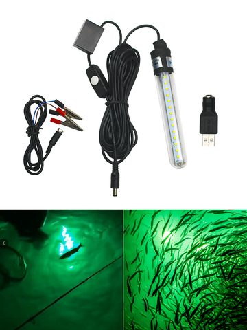 Lumière pour la pêche sous-marine, lumière pour la recherche de poissons, LED, 12V ► Photo 1/6