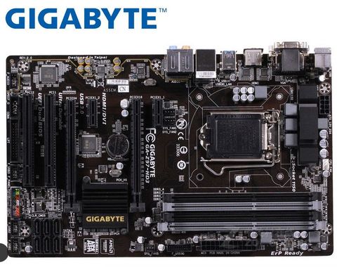 Gigabyte GA-Z97-HD3 carte mère d'origine LGA 1150 DDR3 Z97-HD3 cartes pour i3 i5 i7 cpu 32GB Z97 utilisé carte mère de bureau ► Photo 1/4