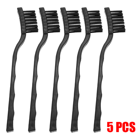 Brosse de nettoyage antistatique ESD noire, 5 ensembles, réparation de composants électroniques, brosse de nettoyage pour téléphone portable ordinateur portable PCB BGA ► Photo 1/6