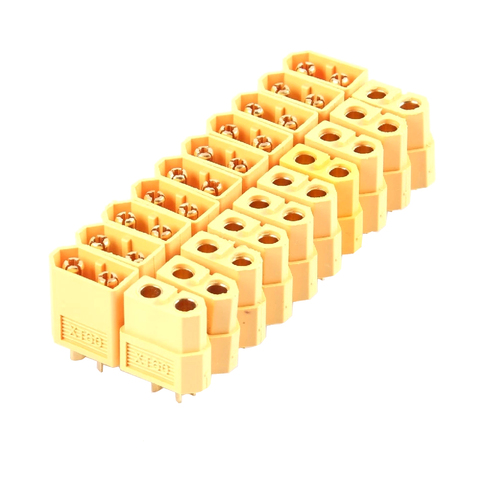 10 pièces XT60 XT30 T Plug EC2 EC3 5 mâle 5 femelle connecteurs de balle prise pour RC quadrirotor FPV course Drone Lipo batterie Tinywhoop ► Photo 1/6