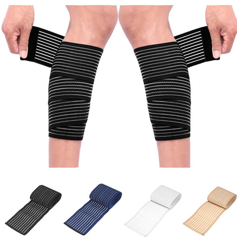 1PC 40 ~ 180cm haute élasticité Compression bande sport kinésiologie bande pour cheville poignet genou mollet cuisse enveloppes soutien protecteur ► Photo 1/6