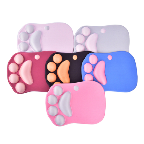 Tapis de souris en mousse à mémoire de forme avec motif motif motif motif motif de chat, Support poignet, tapis confortable ► Photo 1/6