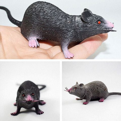 1pc Antistress réaliste fausse souris Gag jouet Simulation souris modèle délicat nouveauté Gag jouets pour enfants enfant Halloween drôle cadeaux ► Photo 1/6