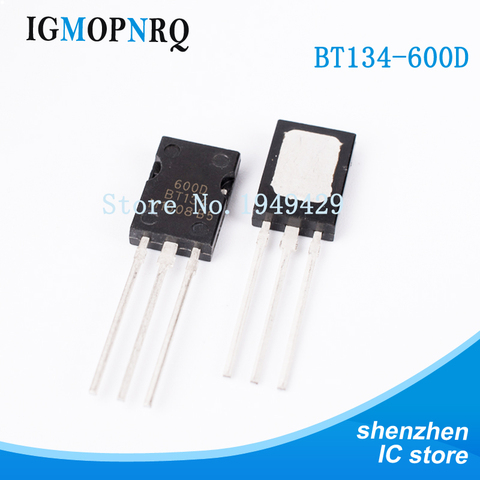 10 pièces BT134-600E TO-126 BT134-600 TRIAC nouveau livraison rapide ► Photo 1/2