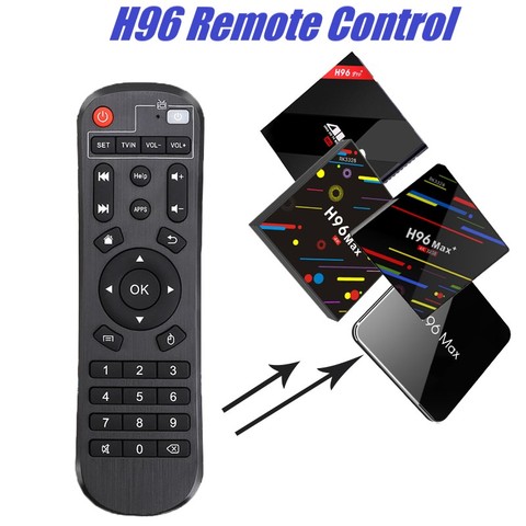 H96 télécommande pour Android TV box H96/H96 PRO/H96 PRO +/H96 MAX PLUS/H96 MAX H2/H96 MAX X2/X96/X96 MINI/Hk1 max cool/. Etc ► Photo 1/6