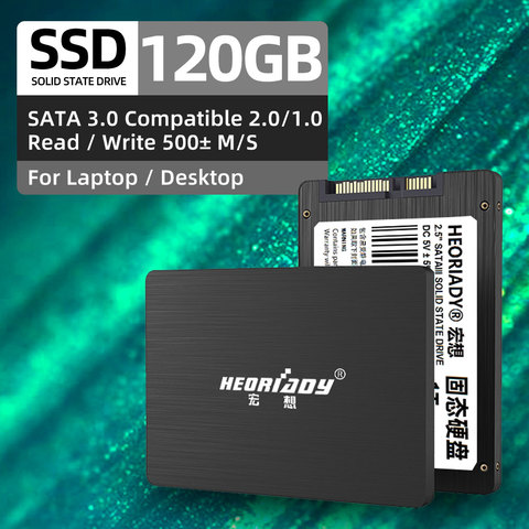 Heoriady 2.5 ''Sata3 Ssd 120gb 128gb 240gb 256gb 500gb 480g 512GB 1 to Hdd disque dur interne à semi-conducteurs pour ordinateur portable et de bureau ► Photo 1/6