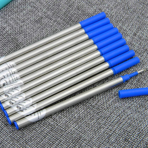 Recharges de stylo à bille bleue, 10 pièces, avec Assurance qualité, livraison gratuite ► Photo 1/5