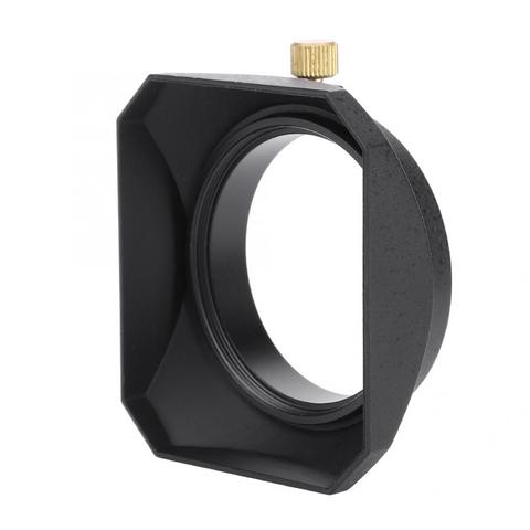 Filtre d'objectif carré 49mm avec support à vis pour caméscope DV filtre d'objectif de caméra vidéo numérique ou filetage de baril dslr len Hood ► Photo 1/6