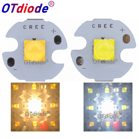 Diode émetteur LED haute puissance 10W 12V 1A tdled en céramique 5050 blanc froid et chaud au lieu de CREE XML XM-L T6, 1 pièce ► Photo 1/6