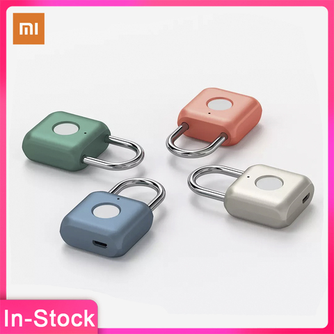 Xiaomi Youdian – serrure de porte intelligente à empreintes digitales, cadenas de sécurité, chargement USB, antivol, pour la maison, le voyage, sans clé, 2022 ► Photo 1/6