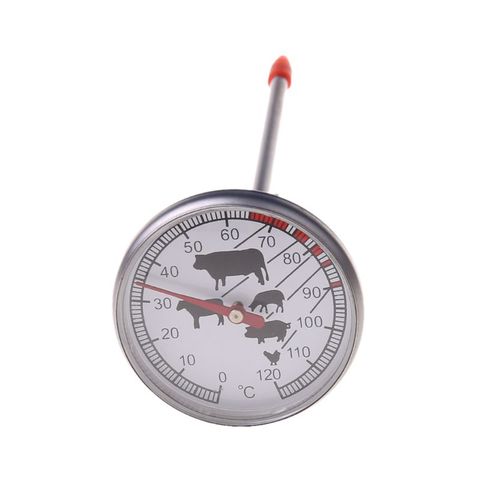 Thermomètre à sonde à lecture instantanée, en acier inoxydable, pour BBQ, pour la cuisson des aliments, pour la viande ► Photo 1/6
