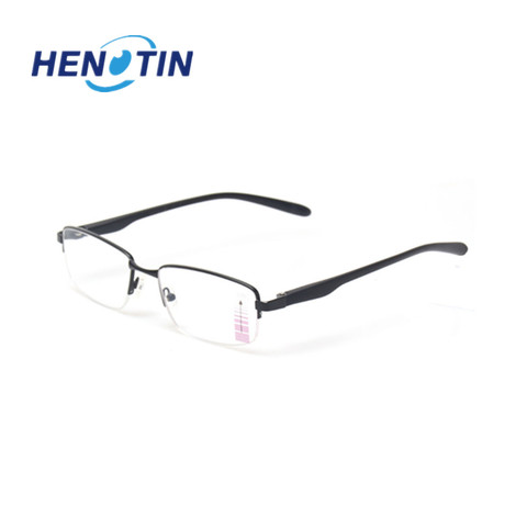 Lunettes de lecture progressives à mise au point Multiple, pour hommes et femmes, confort, demi-monture en métal ► Photo 1/6