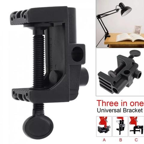 Support universel pince accessoire bricolage pince fixe raccords vis lumière montage support de caméra pour Microphone lampe de bureau diffusion ► Photo 1/6