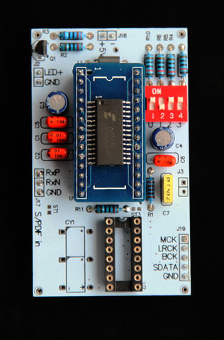 Carte de réception numérique Cs8412 SPDIF, carte de réception coaxiale vers I2S ► Photo 1/2