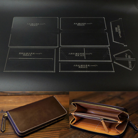 Baver – pochette en cuir acrylique transparent, sac à main, pochoir, ensemble d'outils ► Photo 1/6