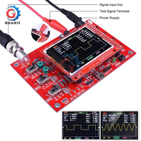 Oscilloscope numérique TFT 2.4 pouces, pièces soudées SMD, sonde msp, bande passante analogique soudée ► Photo 1/6