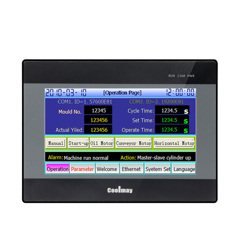 Contrôleur intégré tout-en-un hmi plc à écran tactile, fabricant d'origine ► Photo 1/3