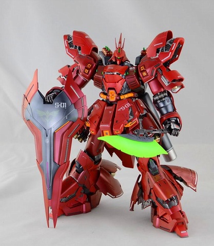 Chine modèle Gundam MG 1/100 modèle MSN-04 SAZABI Ver. KA costume Mobile enfants jouets ► Photo 1/6