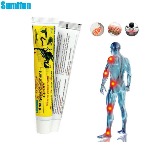 Sumifun – crème analgésique de scorpions, 20g, crème contre les douleurs articulaires, les entorses musculaires, plâtre médical chinois à base de plantes p1132 ► Photo 1/6