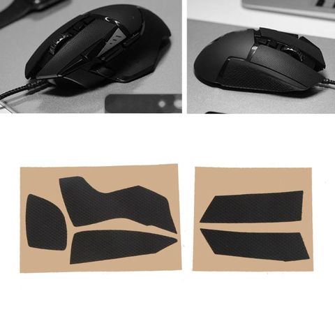 Autocollants latéraux pour jeux de souris logitech G502, bande antidérapante, 5 pièces ► Photo 1/6