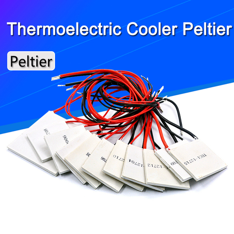 TEC1-12705 Refroidisseur Thermoélectrique Peltier TEC1-12706 TEC1-12710 TEC1-12715 40*40MM 12V Peltier Éléments Module 12704 9 12 15 ► Photo 1/6