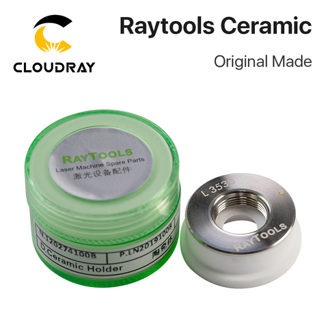 Cloudray – tête de découpe Laser Raytools, en céramique, diamètre 32mm, porte-buse mm, porte-buse ► Photo 1/5