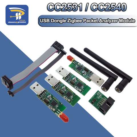 Zigbee sans fil CC2531 CC2540 renifleur carte nue Module d'analyseur de protocole Interface de programmation USB paquet de Capture de Dongle ► Photo 1/6