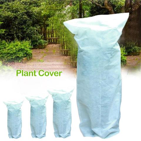 Couverture polaire 3 tailles pour plantes | Protection contre le gel, couverture d'hiver pour plantes, arbustes de jardin, couvre-plantes ► Photo 1/6