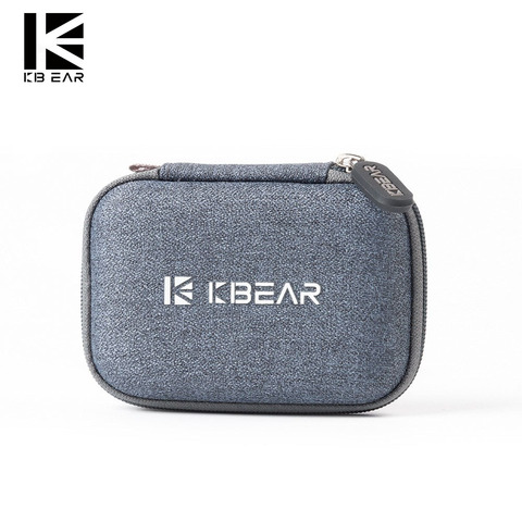 KB – étui en tissu haut de gamme pour écouteurs, accessoires de casque, étui portable, Absorption des chocs de pression, sac d'emballage avec TRI I3 ► Photo 1/6