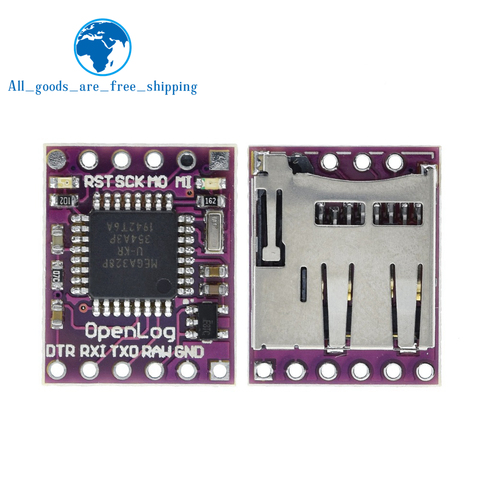 Enregistreur de données série Openlog enregistreur de données Open Source Naze32 F3 Blackbox ATmega328 Support Module Micro SD pour Arduino ► Photo 1/6