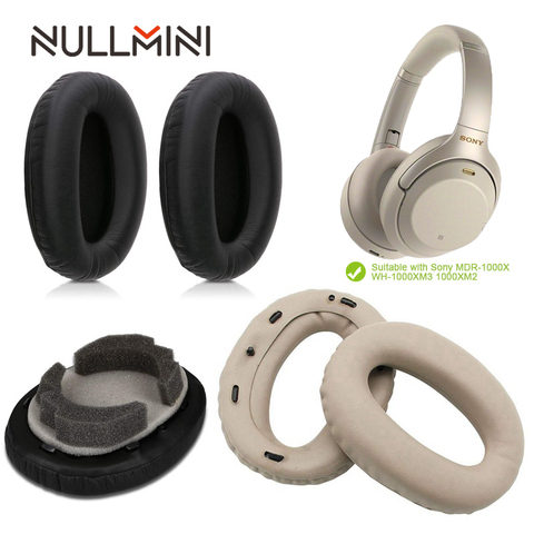 Null mini – oreillettes de remplacement, pour Sony MDR-1000X WH-1000XM3 1000XM2, manchon d'écouteurs ► Photo 1/6