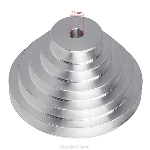 Aluminium A Type 5 étape pagode poulie roue 150mm diamètre extérieur pour courroie de distribution en forme de V N20 20 livraison directe ► Photo 1/6