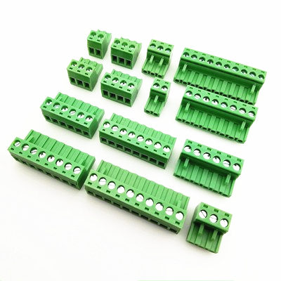 Bornier vert MG2EDGK-5.08mm type 2edg type 2EDGRK pour ligne de connecteurs, soudure aérienne en bout, prise PCB ► Photo 1/4