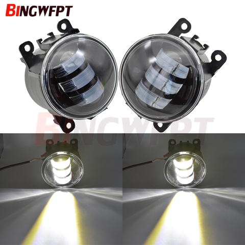 2 pièces LED antibrouillard lampe avant pare-chocs lumière pour Renault MEGANE 2 3 Laguna 3 Kangoo scénic THALIA LOGAN DUSTER GRAND 1998-2015 ► Photo 1/6