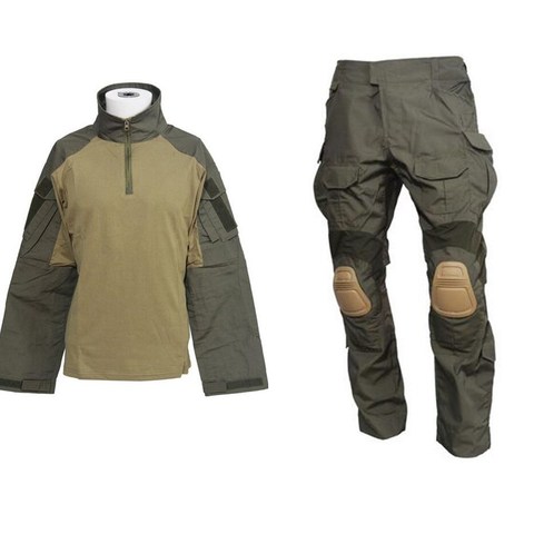 Costume de Combat en maille GEN3 RG, à séchage rapide, respirant, à manches longues, élastique, pantalon ► Photo 1/6