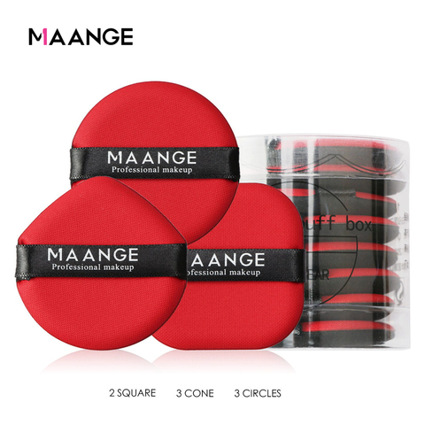 MAANGE-éponge de maquillage Pro pour fond de teint, coussin d'air, cosmétique, poudre douce, à double usage, humide et sec, 2/3/8 pièces ► Photo 1/6