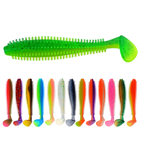 FISH KING – appât artificiel souple en Silicone pour la pêche, leurre pour attraper des poissons, matériel pour pêcher l'alose, les carpes, avec Wobblers, 90mm, 120mm ► Photo 1/6