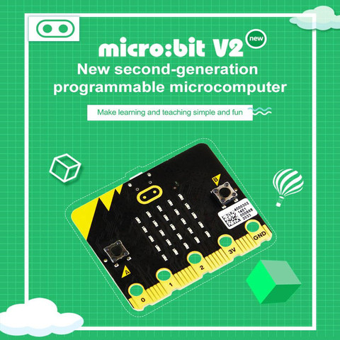 Carte de développement d'apprentissage Programmable Micro:bit V2, dernière mise à jour, pour les projets de bricolage ► Photo 1/1