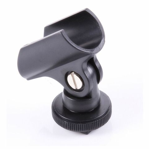 Support de pince de Microphone 19mm pince de support de micro en plastique avec chaussure chaude pour appareil photo reflex numérique nouveau ► Photo 1/6