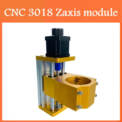 Module de Machine Zaxis CNC 3018, support de broche 300W/500W, Table coulissante en aluminium, axe Z, en aluminium, pour moteur pas à pas 42 hs48 mm ► Photo 1/4