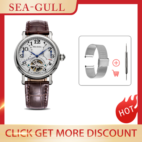 Seagull – montre-bracelet pour hommes, M172s, affichage de la Date et de la réserve de puissance, automatique, mécanique, Top marque, 2022 ► Photo 1/6