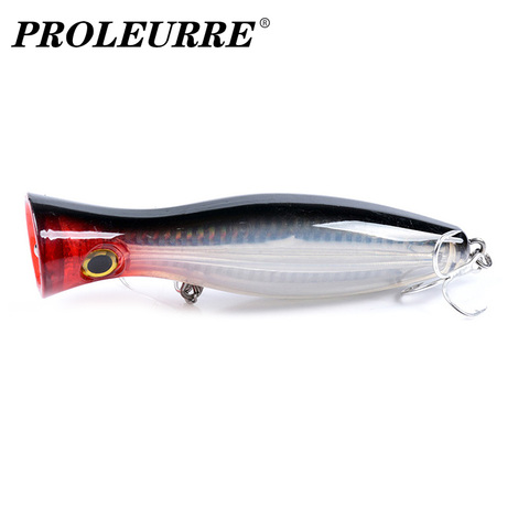 1 pièces gros Popper équilibreur leurres De pêche 12.5cm 40g Isca artificiel dur appât Leurre De pêche bar Wobbler carpe mer matériel De pêche ► Photo 1/6