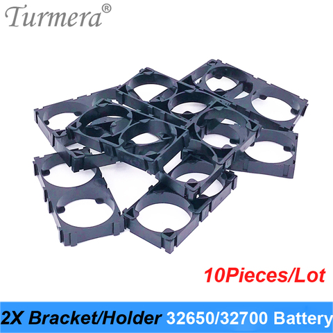 Turmera – support de batterie 32650 32700, 2x, sécurité cellulaire, Anti-Vibration, en plastique, pour pack de batterie 32650 32700, 10 pièces ► Photo 1/6