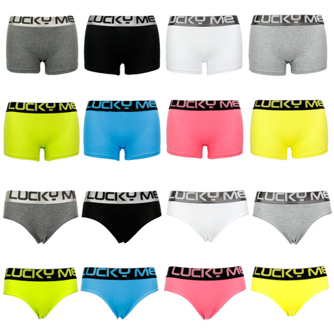 HaleyChan couleur Pure coton Boyshort 3 Pack Boxer slips pour garçon manqué Trans lesbien transgenre femmes sous-vêtements coton culotte ► Photo 1/6