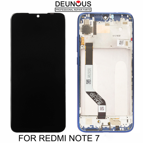 Nouveau pour Xiaomi Redmi Note 7 LCD écran d'affichage tactile numériseur assemblée Redmi Note 7 Pro LCD affichage 10 pièces de réparation tactile ► Photo 1/2