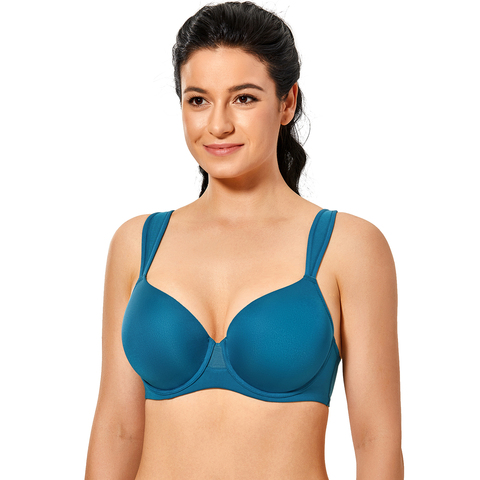 Soutien-gorge Contour sans couture à bretelles confort légèrement doublé pour femme grande taille ► Photo 1/6